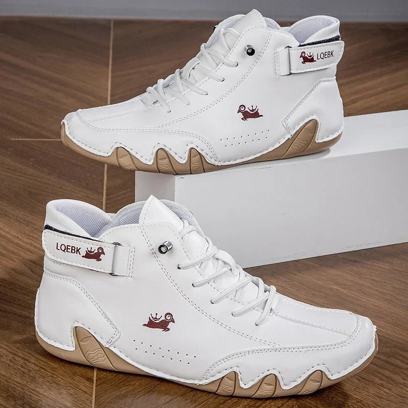 Sneakers for Men Spring New Designer Fashion Loafers Soft Sole Outdoor Sneakers Short Boots Luxury Men's Shoes Tenis Masculino