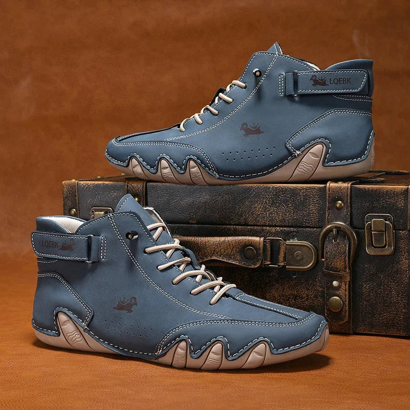 Sneakers for Men Spring New Designer Fashion Loafers Soft Sole Outdoor Sneakers Short Boots Luxury Men's Shoes Tenis Masculino