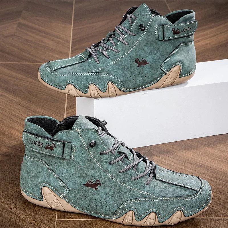 Sneakers for Men Spring New Designer Fashion Loafers Soft Sole Outdoor Sneakers Short Boots Luxury Men's Shoes Tenis Masculino