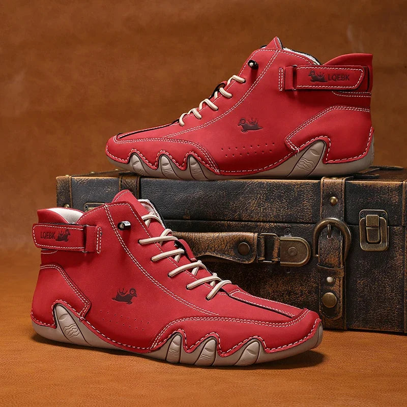 Sneakers for Men Spring New Designer Fashion Loafers Soft Sole Outdoor Sneakers Short Boots Luxury Men's Shoes Tenis Masculino