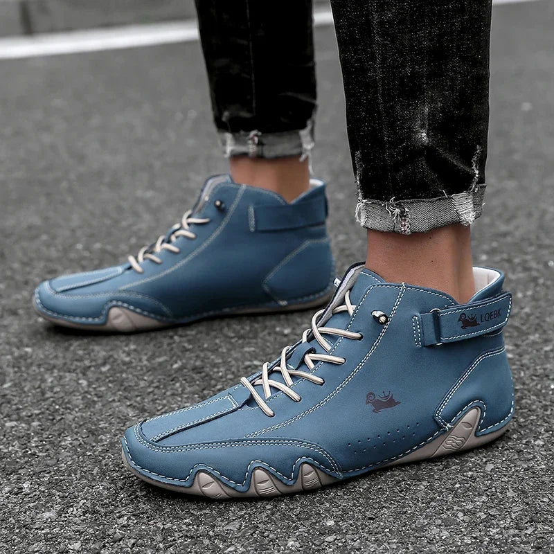 Sneakers for Men Spring New Designer Fashion Loafers Soft Sole Outdoor Sneakers Short Boots Luxury Men's Shoes Tenis Masculino